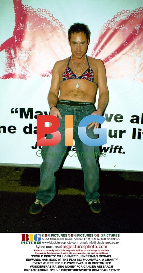 Millionaire Businessman at Playtex Moonwalk Charity Event