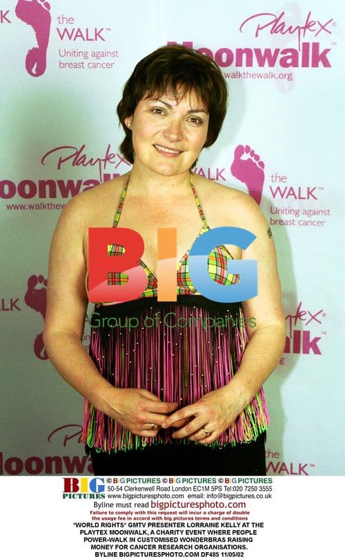 Lorraine Kelly at Playtex Moonwalk