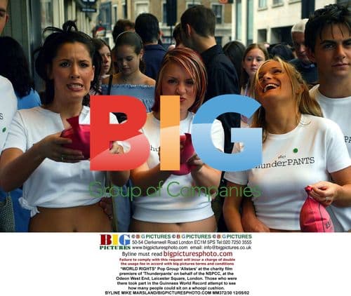 Pop Group 'Allstars' at Charity Film Premiere