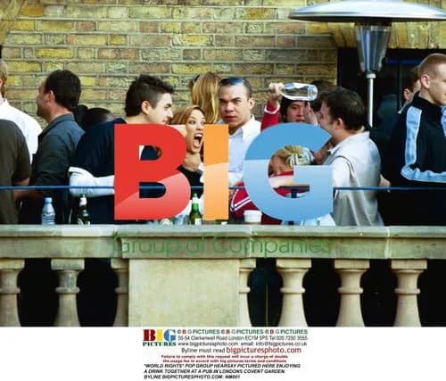 Pop Group Hearsay Out for Drinks in London