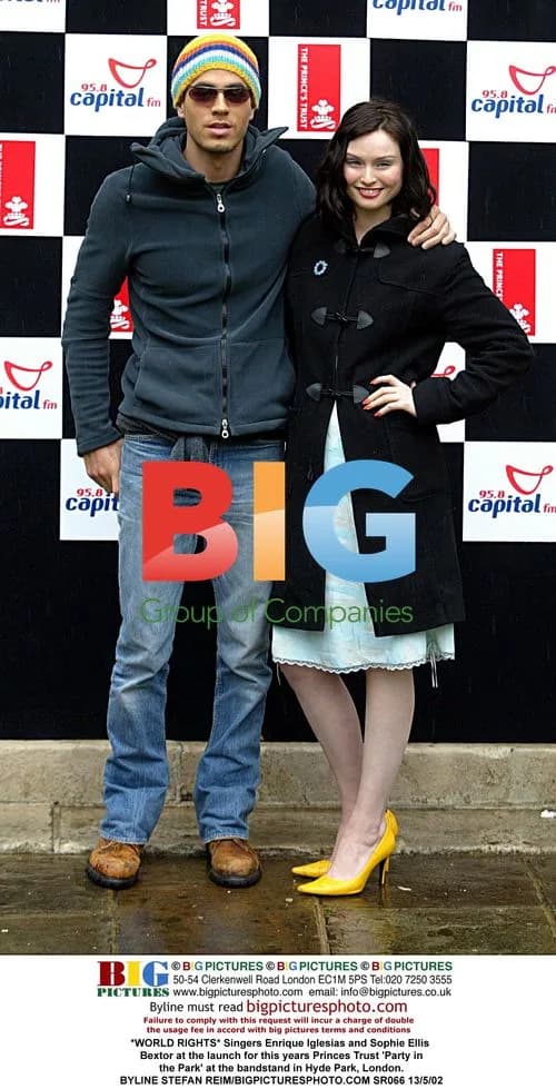 Enrique Iglesias and Sophie Ellis Bextor at Princes Trust Party