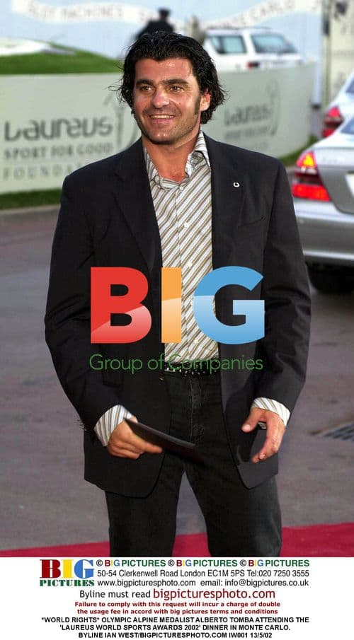 Alberto Tomba at Laureus World Sports Awards 2002