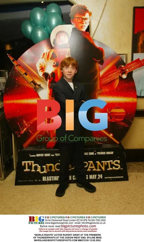 Rupert Grint at Thunderpants Premiere