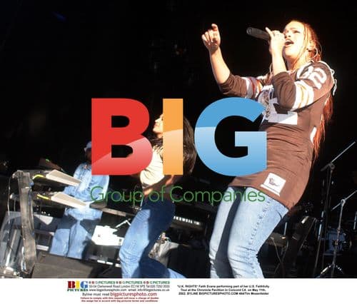 Faith Evans Performing on Faithfully Tour