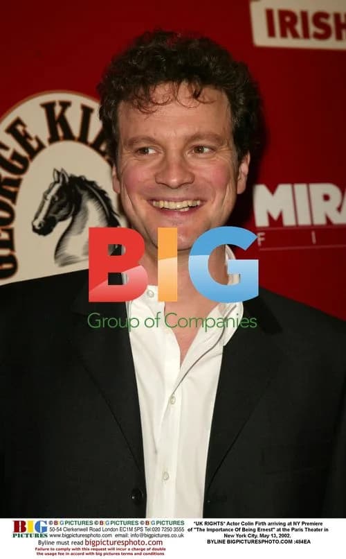 Colin Firth at NY Premiere of "The Importance Of Being Ernest"