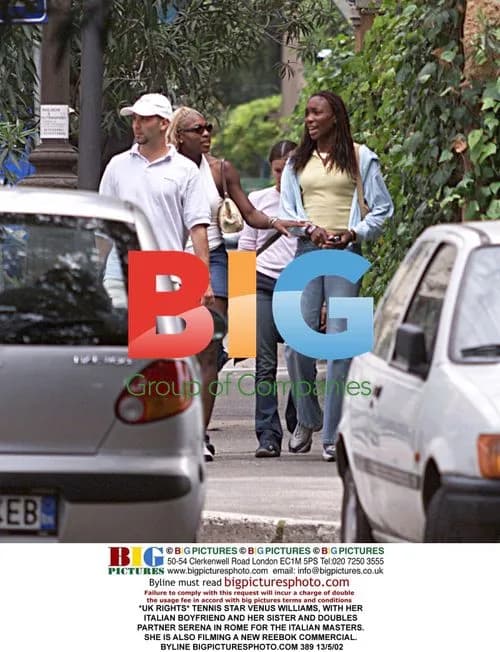 Venus Williams and Family in Rome