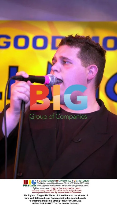 Singer Rik Waller in New York