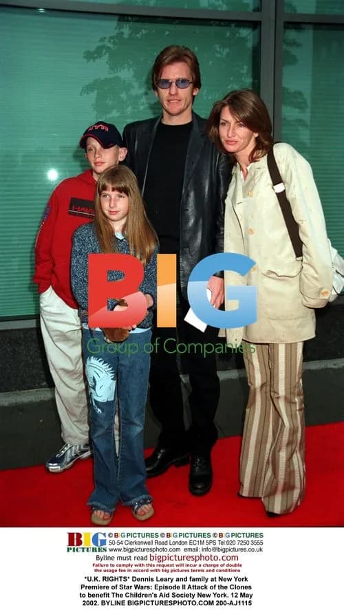 Dennis Leary and family at Star Wars premiere