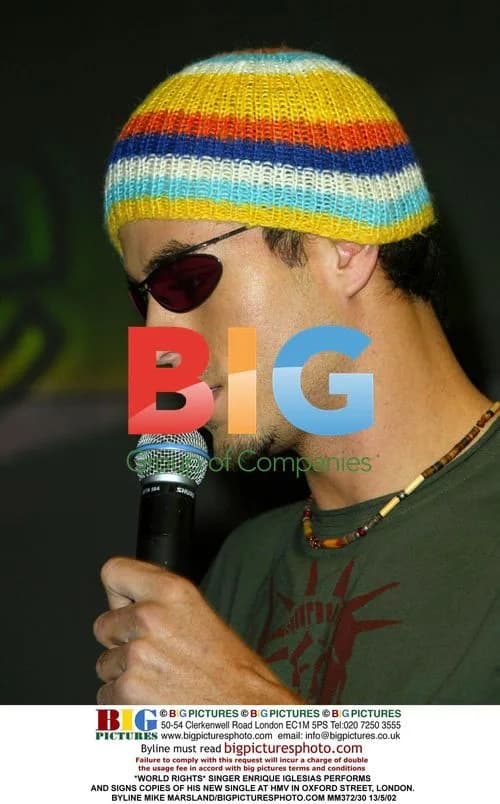 Enrique Iglesias Performs and Signs at HMV London