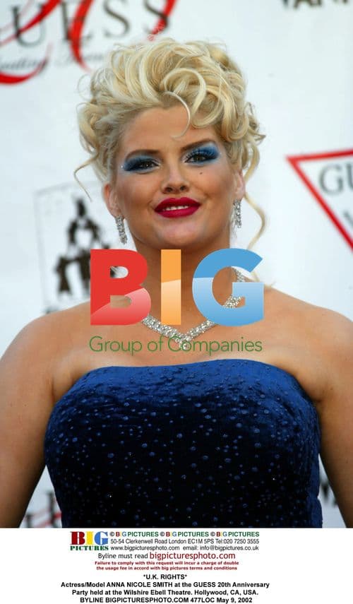 ANNA NICOLE SMITH at GUESS 20th Anniversary Party