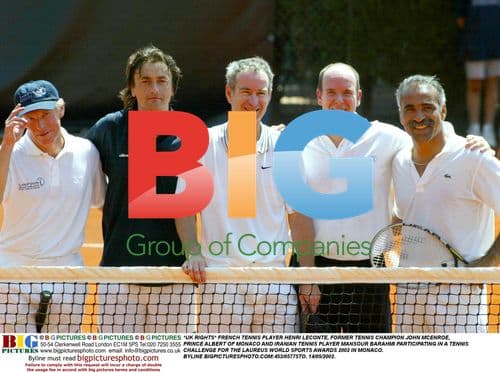 Tennis Celebrities at Laureus Awards 2002