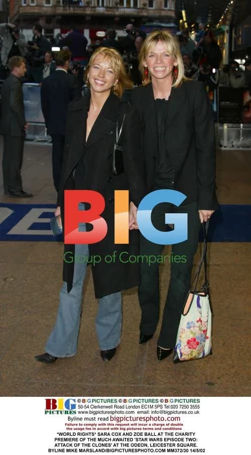 Sara Cox and Zoe Ball at Star Wars Premiere