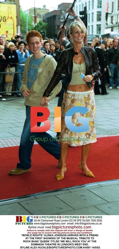 Ulrika Jonsson at 'We Will Rock You' premiere