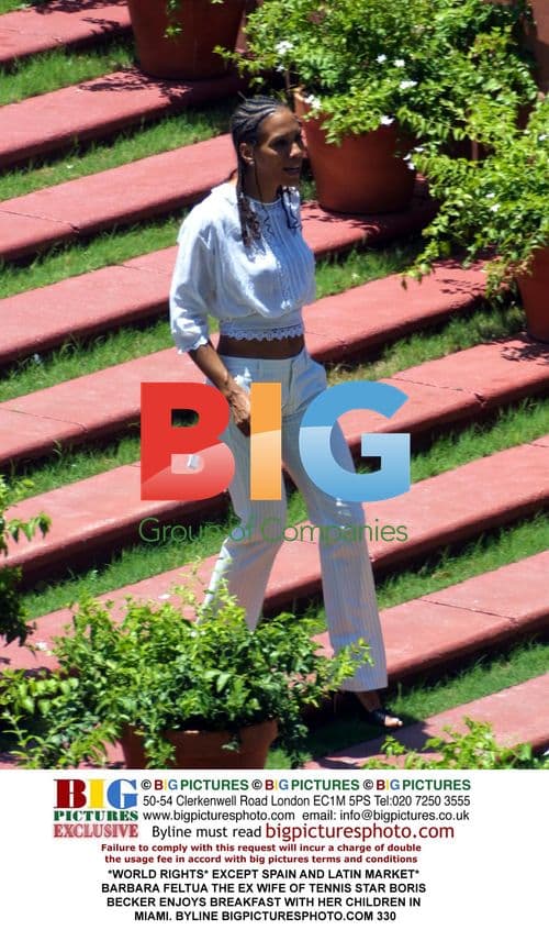 Barbara Feltua with Children in Miami
