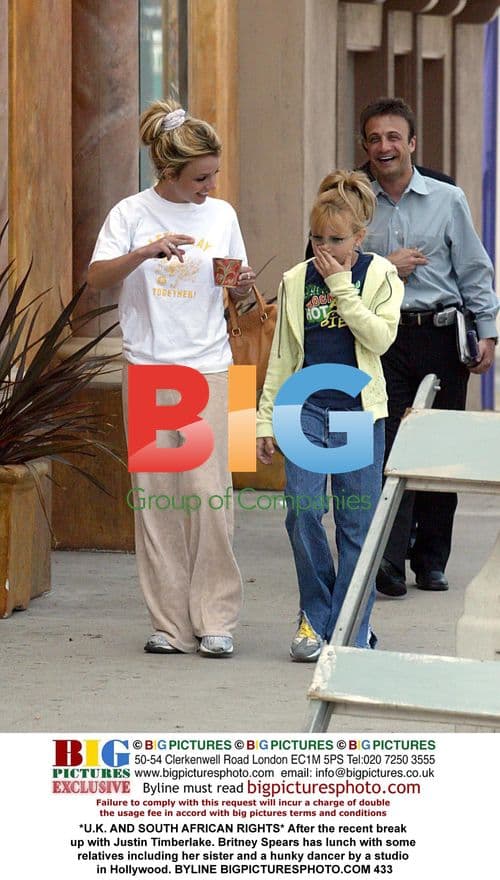 Britney Spears Lunches with Family and Dancer
