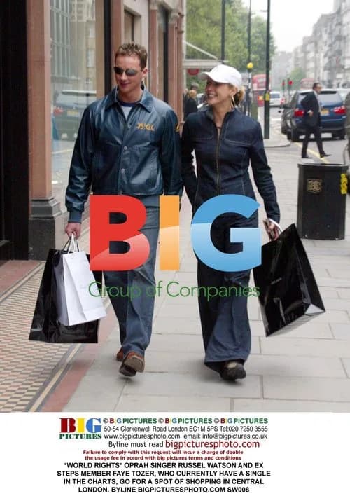 Oprah, Russel Watson and Faye Tozer go shopping