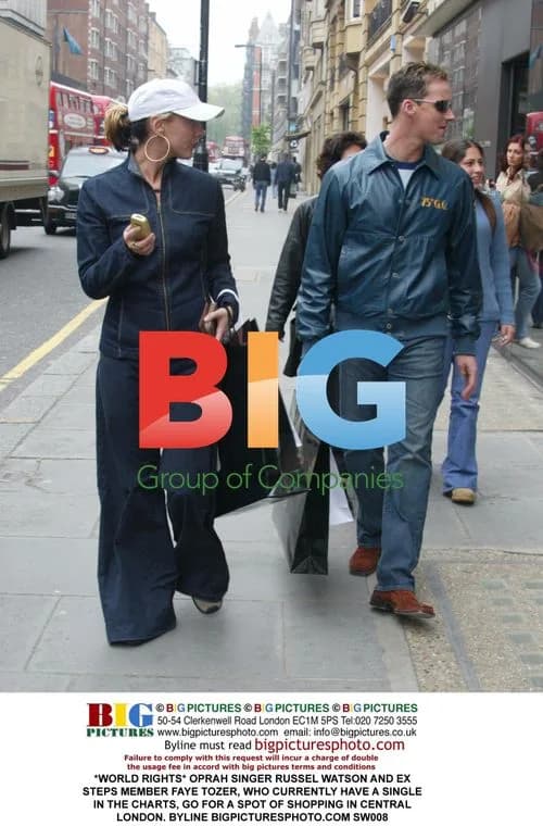Oprah, Russel Watson & Faye Tozer Shopping in London