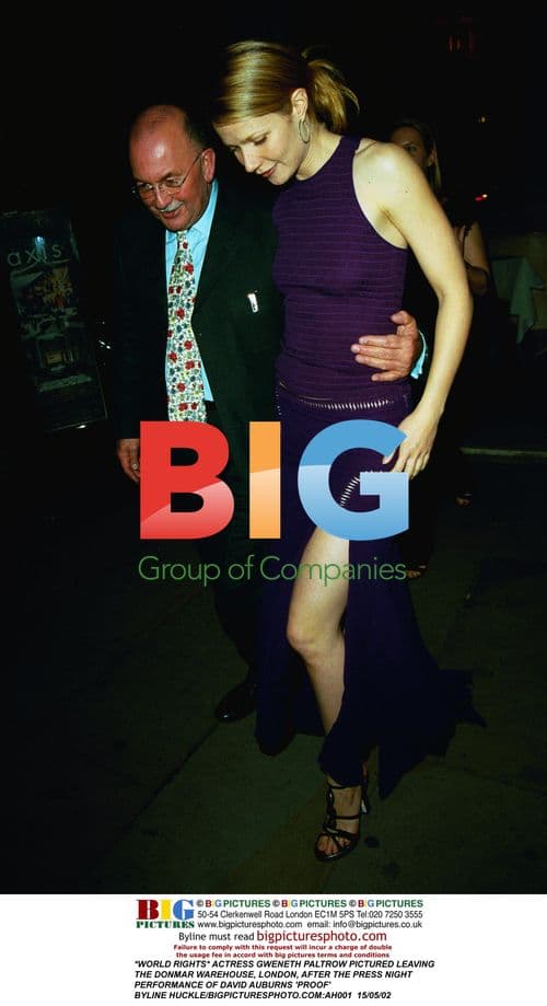 Gweneth Paltrow Leaving Donmar Warehouse After Play