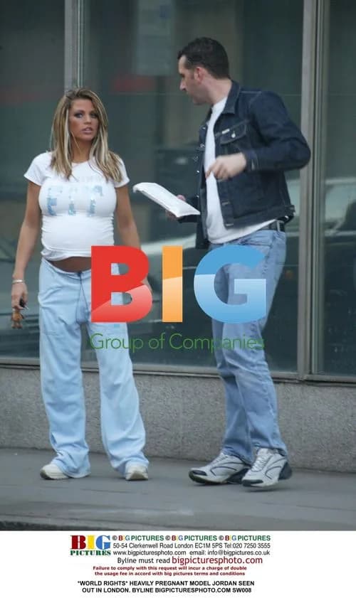 Pregnant Model Jordan Out in London