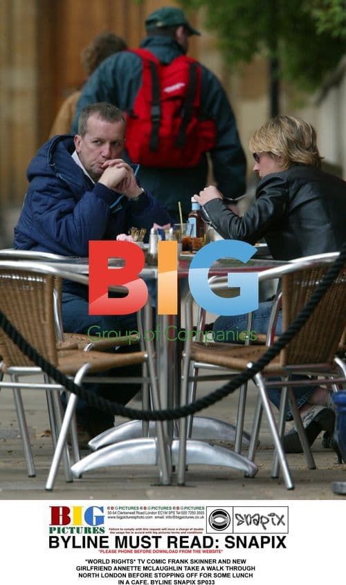 TV Comic Frank Skinner and Girlfriend Annette McLaughlin