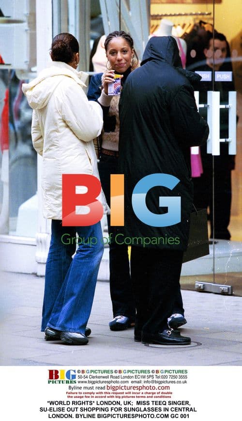 Miss Teeq's Su-Elise Shopping for Sunglasses in London