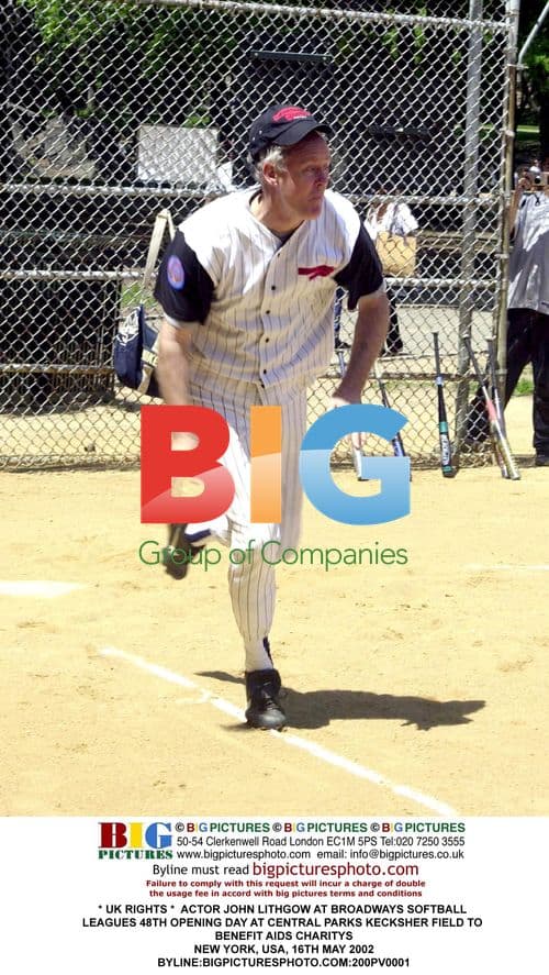 John Lithgow at Broadway Softball League