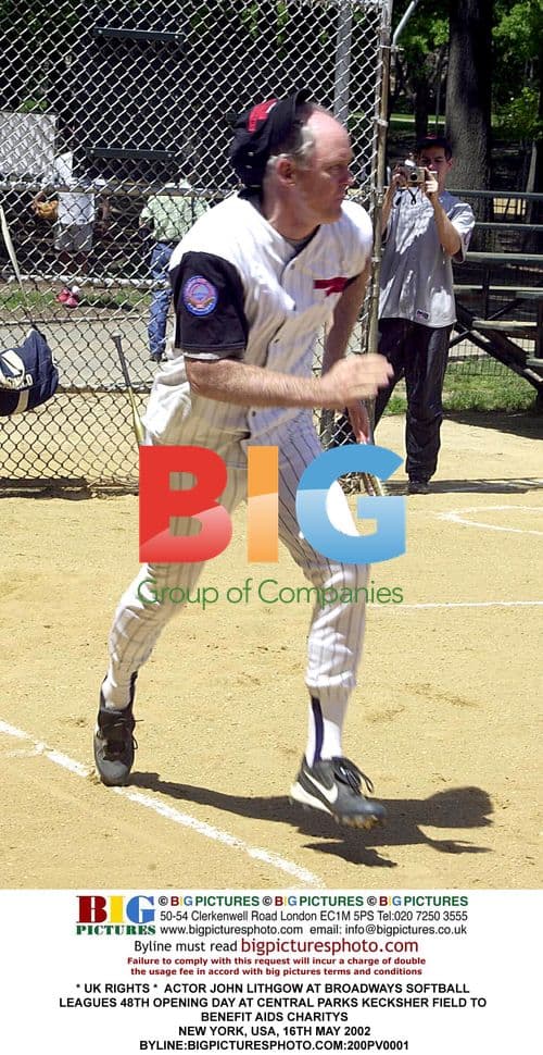 John Lithgow at Broadway Softball League