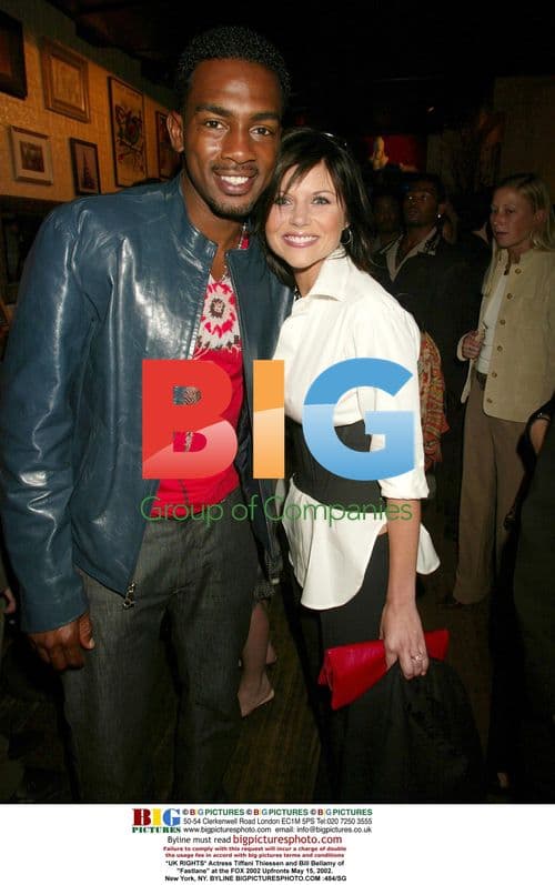 Tiffani Thiessen and Bill Bellamy at FOX 2002 Upfronts