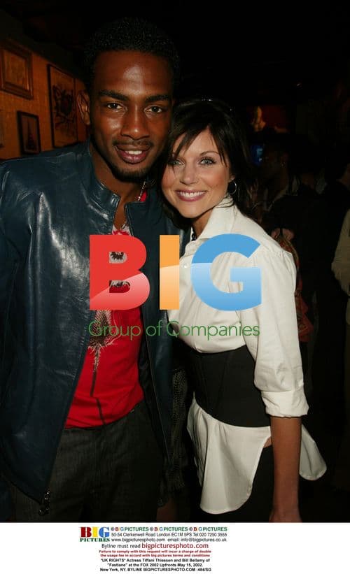 Tiffani Thiessen and Bill Bellamy at 2002 FOX Upfronts