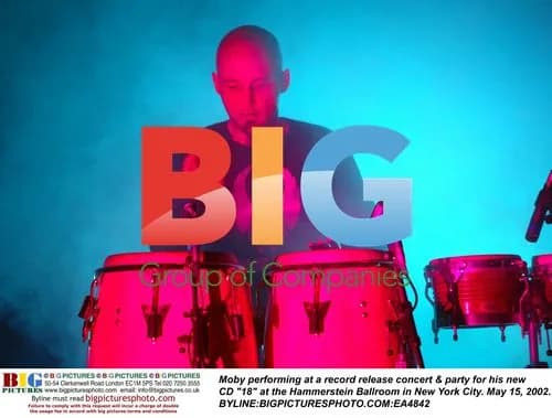 Moby performs at '18' CD release concert in NYC