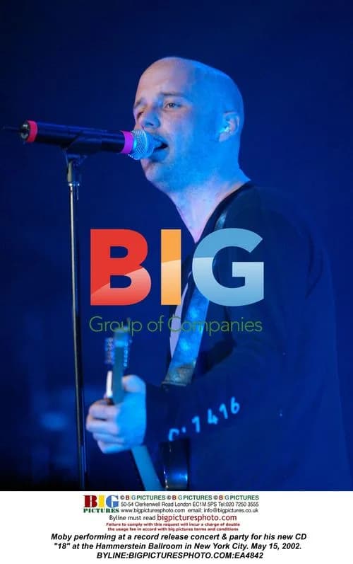 Moby Performs at '18' CD Release Party