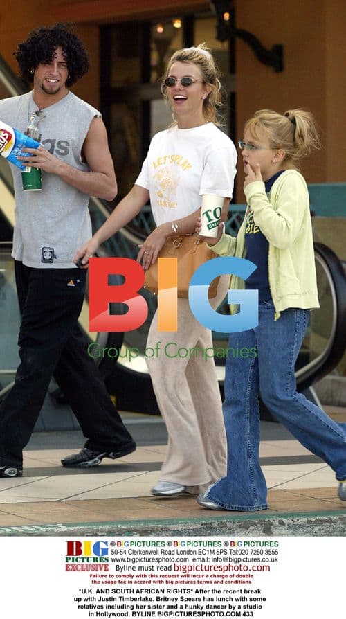 Britney Spears Has Lunch with Relatives and Dancer