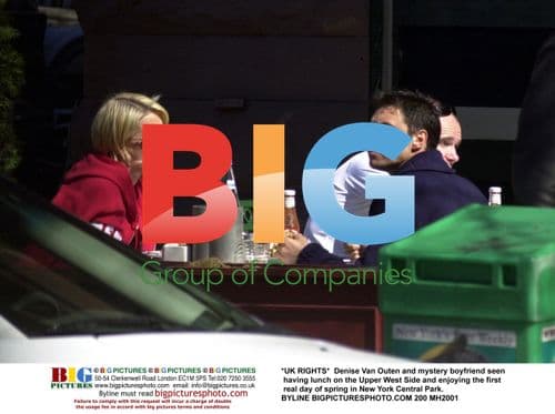 Denise Van Outen and mystery boyfriend in NYC