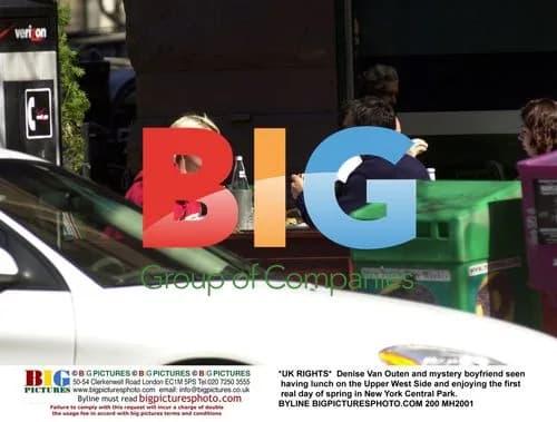 Denise Van Outen and mystery boyfriend in NYC