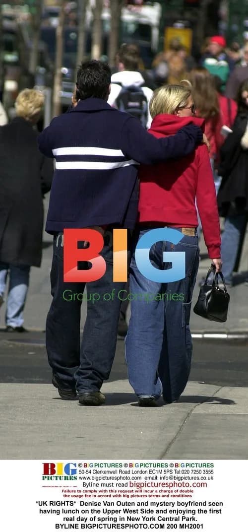 Denise Van Outen and Boyfriend in NYC