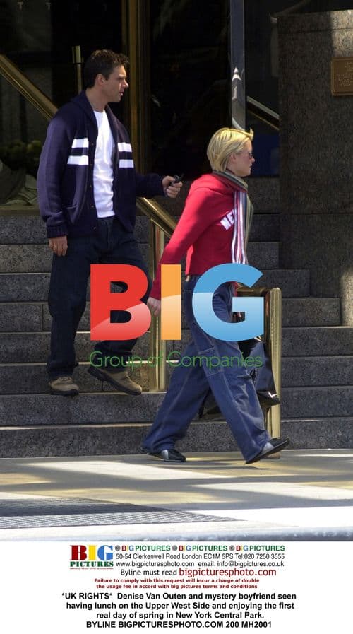 Denise Van Outen and mystery boyfriend in NYC