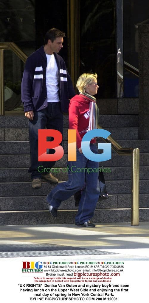 Denise Van Outen's NYC Lunch Date