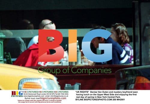 Denise Van Outen and mystery boyfriend in NYC