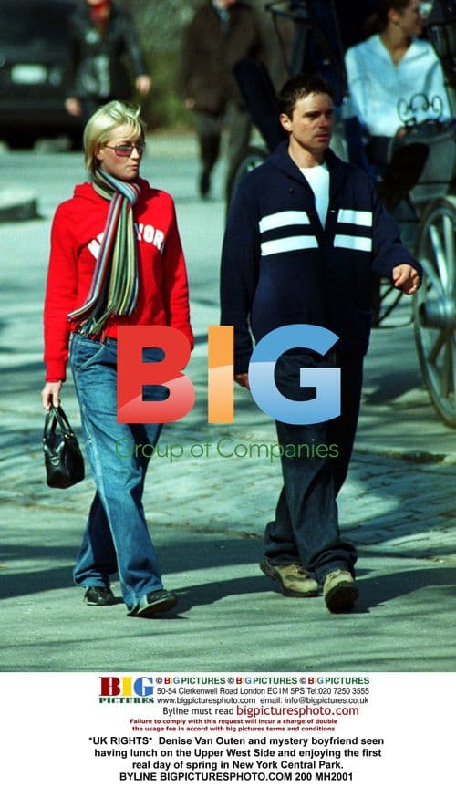 Denise Van Outen and boyfriend lunch in NYC