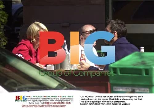Denise Van Outen and mystery boyfriend in NYC