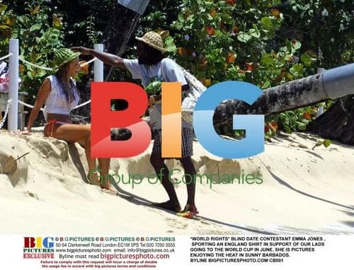 BLIND DATE CONTESTANT EMMA JONES IN BARBADOS