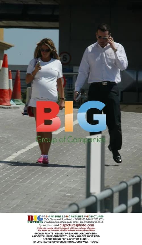 Heavily Pregnant Jordan Visits Brighton Hospital