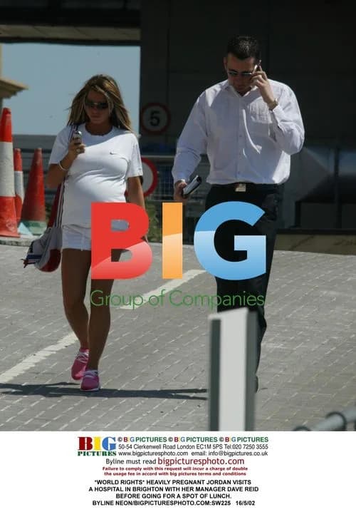Heavily Pregnant Jordan Visits Brighton Hospital