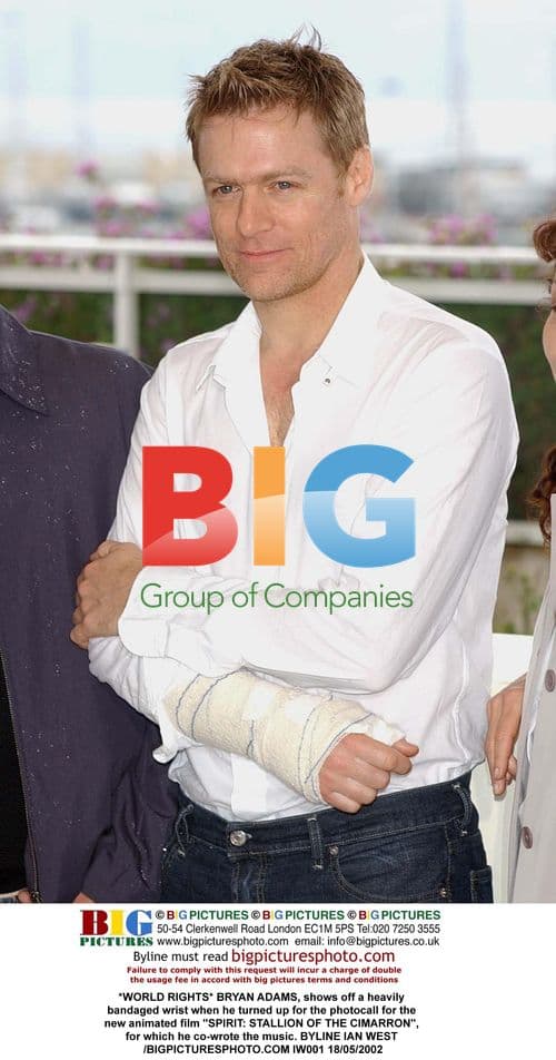 Bryan Adams at "Spirit" photocall