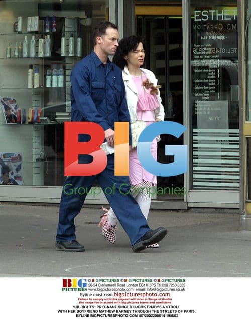 Bjork and Mathew Barney in Paris