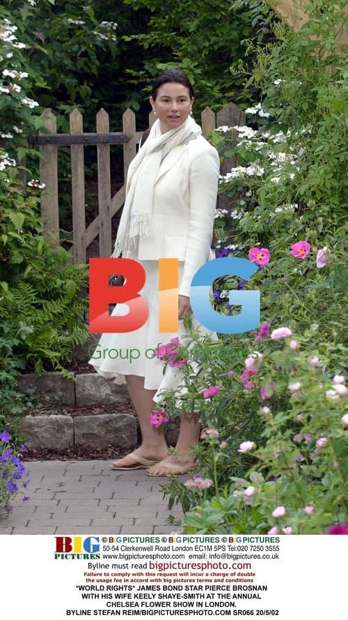 Pierce Brosnan and Keely Shaye-Smith at Chelsea Flower Show