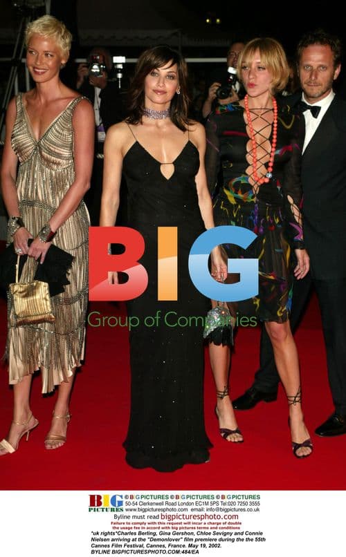 Berling, Gershon, Sevigny and Nielsen at Demonlover premiere