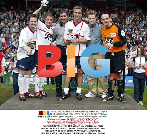 Celebrity Soccer Sixes Winners