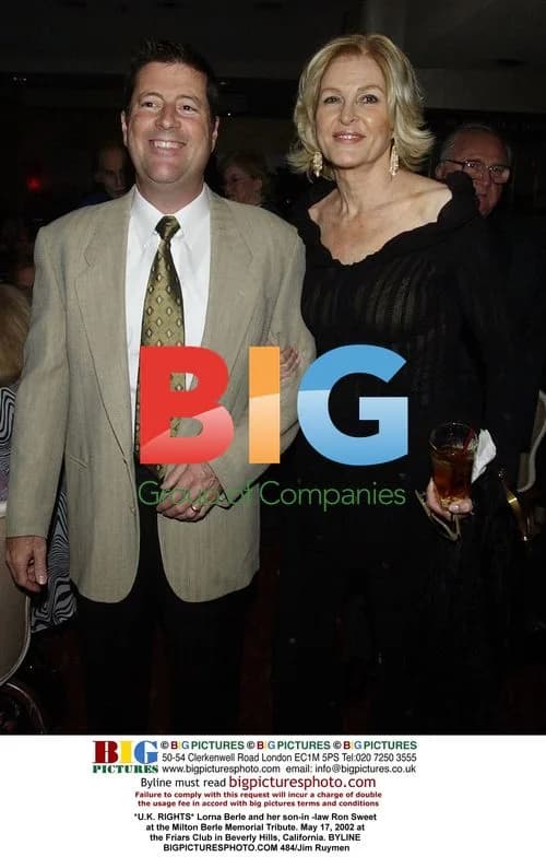 Lorna Berle, Ron Sweet at Milton Berle Memorial