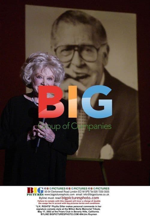 Phyllis Diller at Milton Berle Memorial